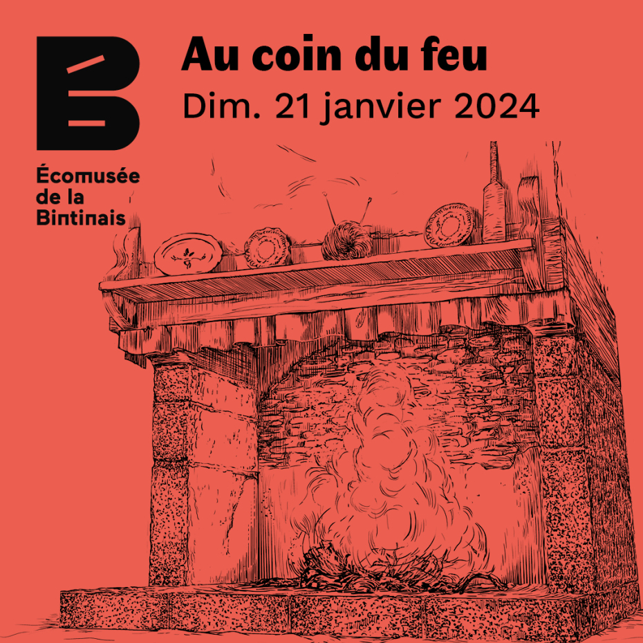 affiche événement au coin du feu